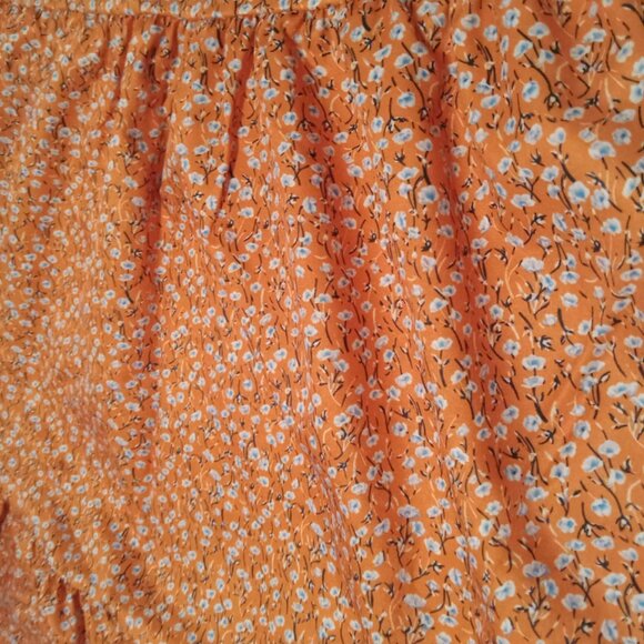 Summer dress and/or hippie cover-up dress, very soft, polyester, non-stretch, L - Picture 3 of 3